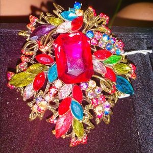 Beautiful brooch many colors